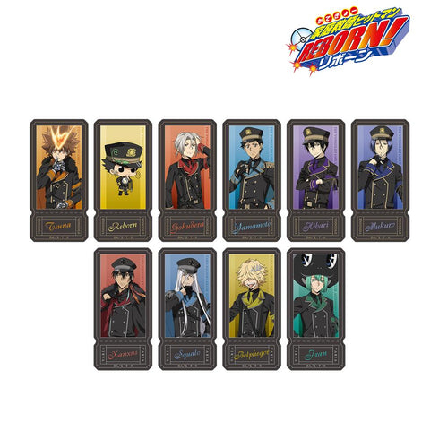 『家庭教師ヒットマンREBORN!』描き下ろし ブラックミリタリーver. トレーディングダイカットステッカー(単位/BOX)